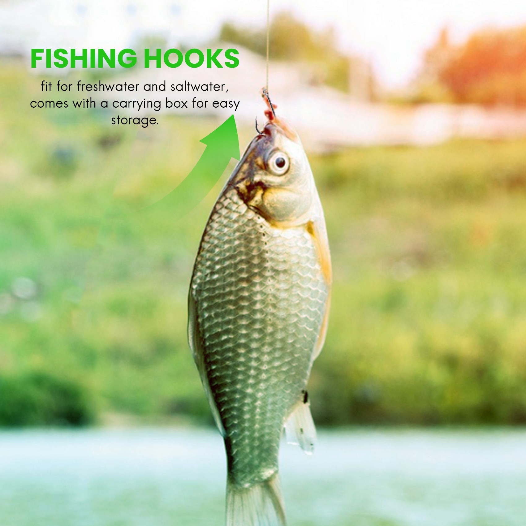 Fishing Hook - Nuovo arrivo 500 pezzi/set di dimensioni