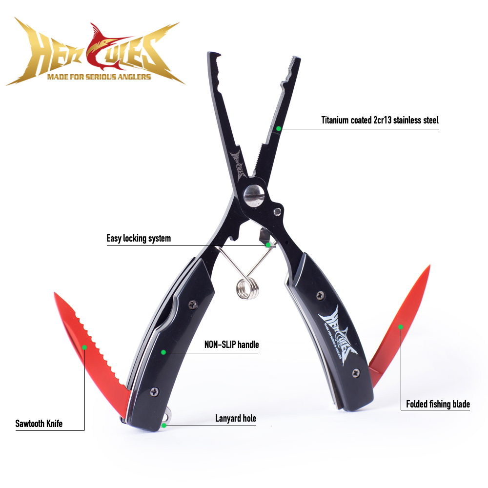 Fishing Hook Remover - Pinze da Pesca HERCULES con Fodero