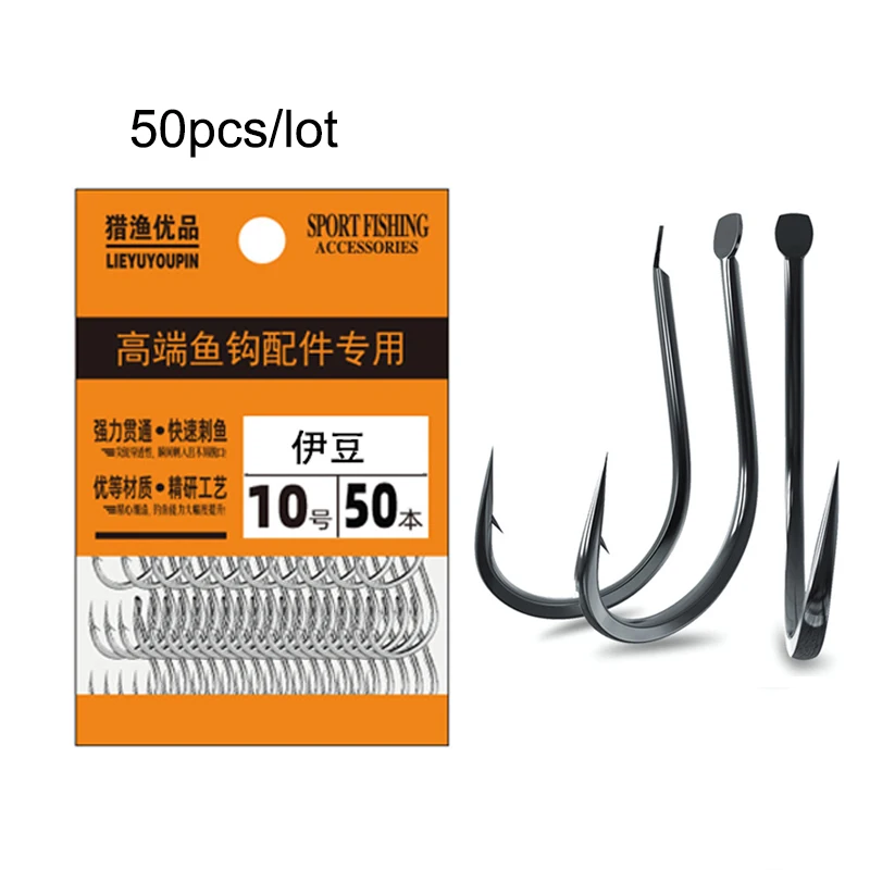 Fishing Hook Size - 50 pezzi piccoli ami da pesca