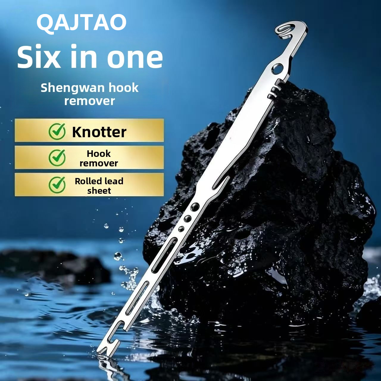 Fishing Hook Remover - QAJTAO, set da 4 pezzi, strumento