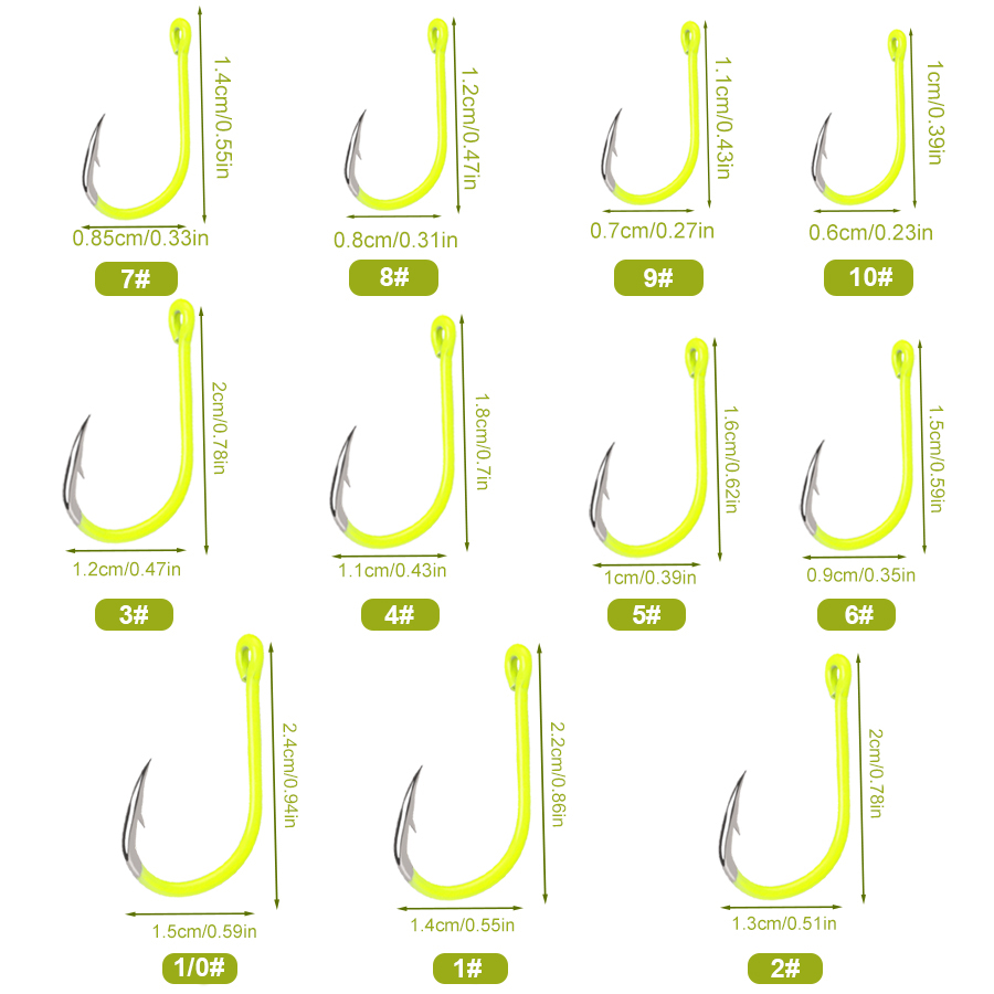NGB 50 pezzi 1/0 # -10 # Ami d - Fishing Hook Circle recensione e prezzo