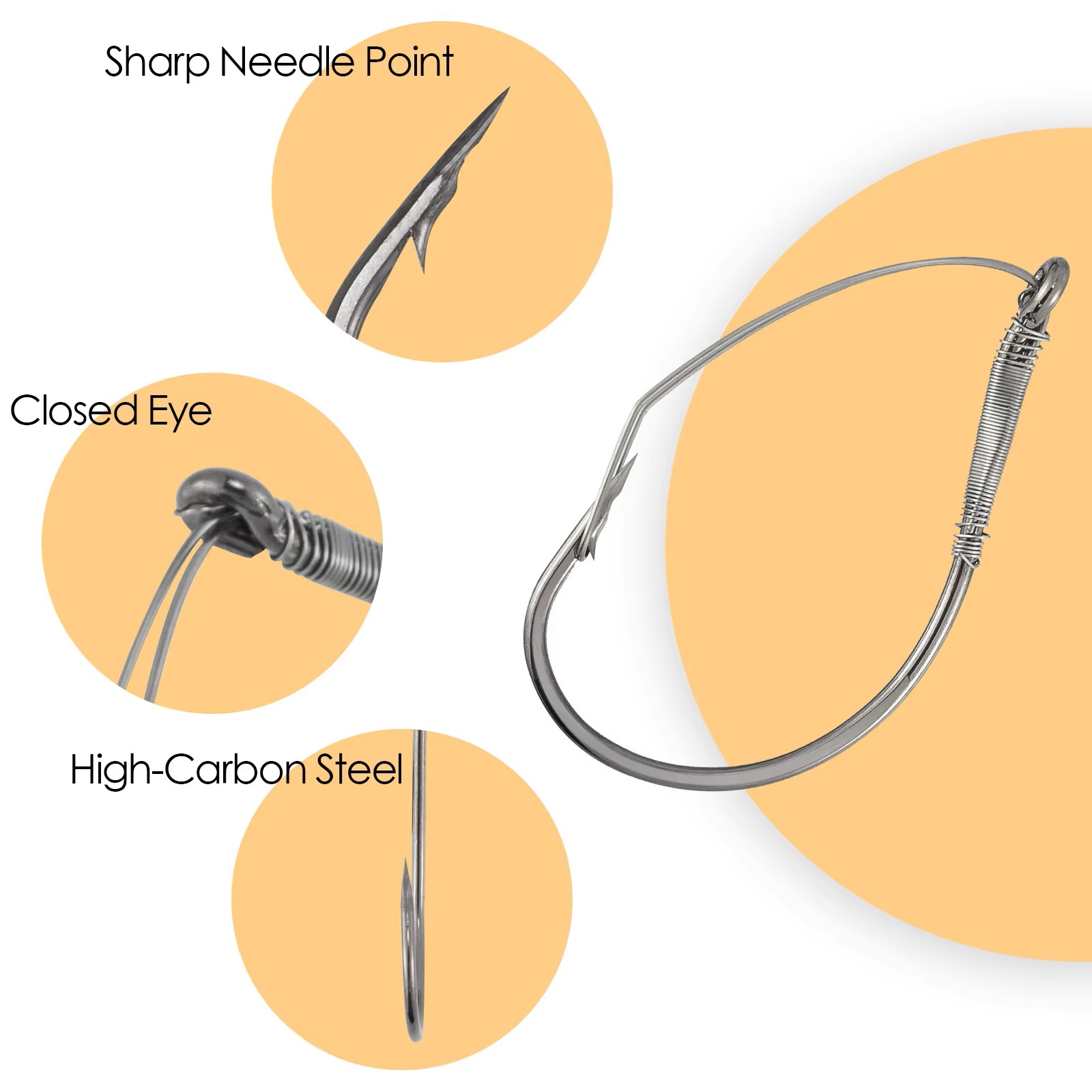 FishTrip Weedless Wacky Rig Ga - Fishing Hook Weedless recensione e prezzo