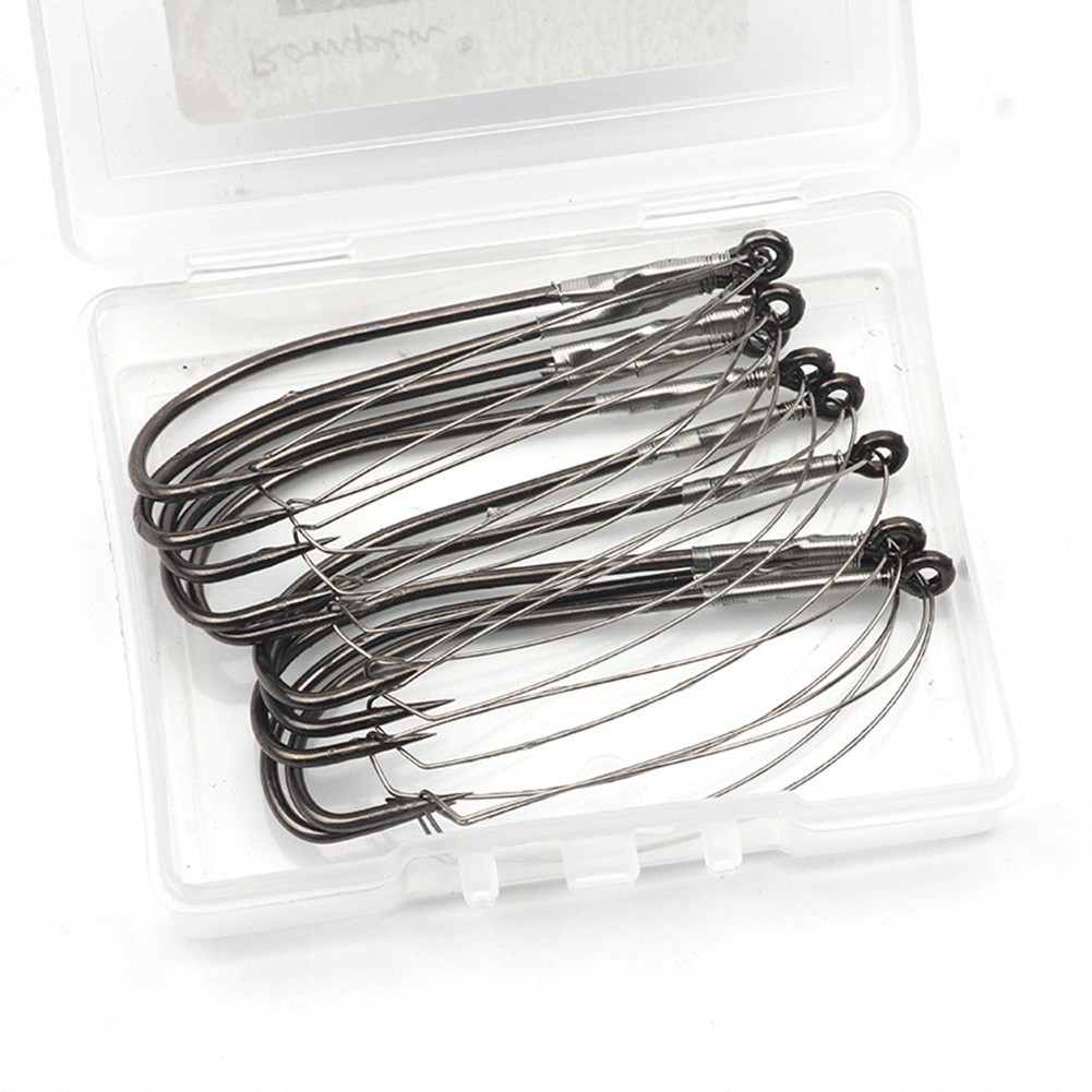 10 pezzi Ami da pesca per bass - Fishing Hook Weedless recensione e prezzo