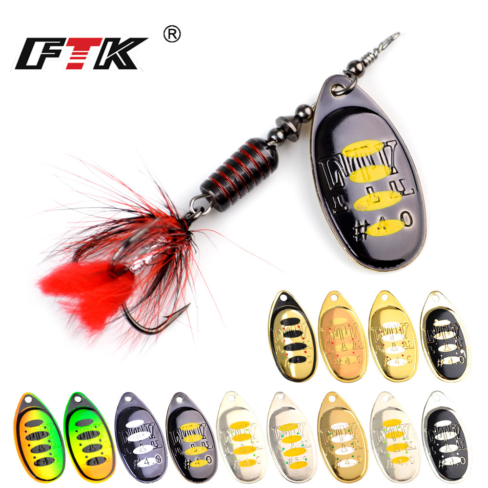 NGB 1 pz Spinner Bait Spoon Lu - Fishing Hook Treble recensione e prezzo